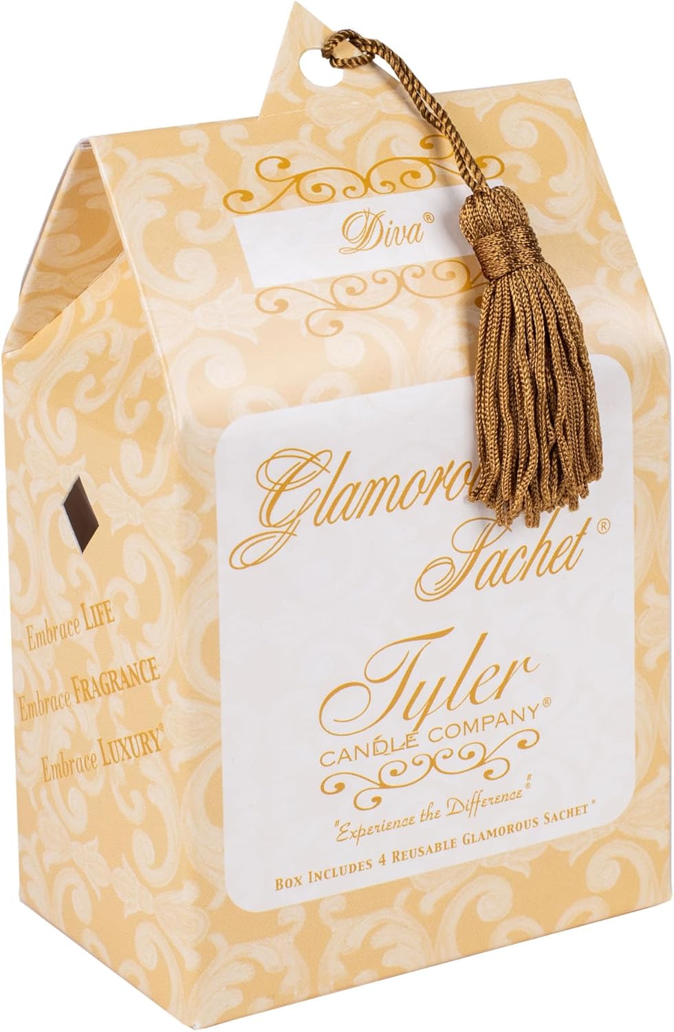 Tyler Candle 40111 Diva Dryer Sachet Pack of 4