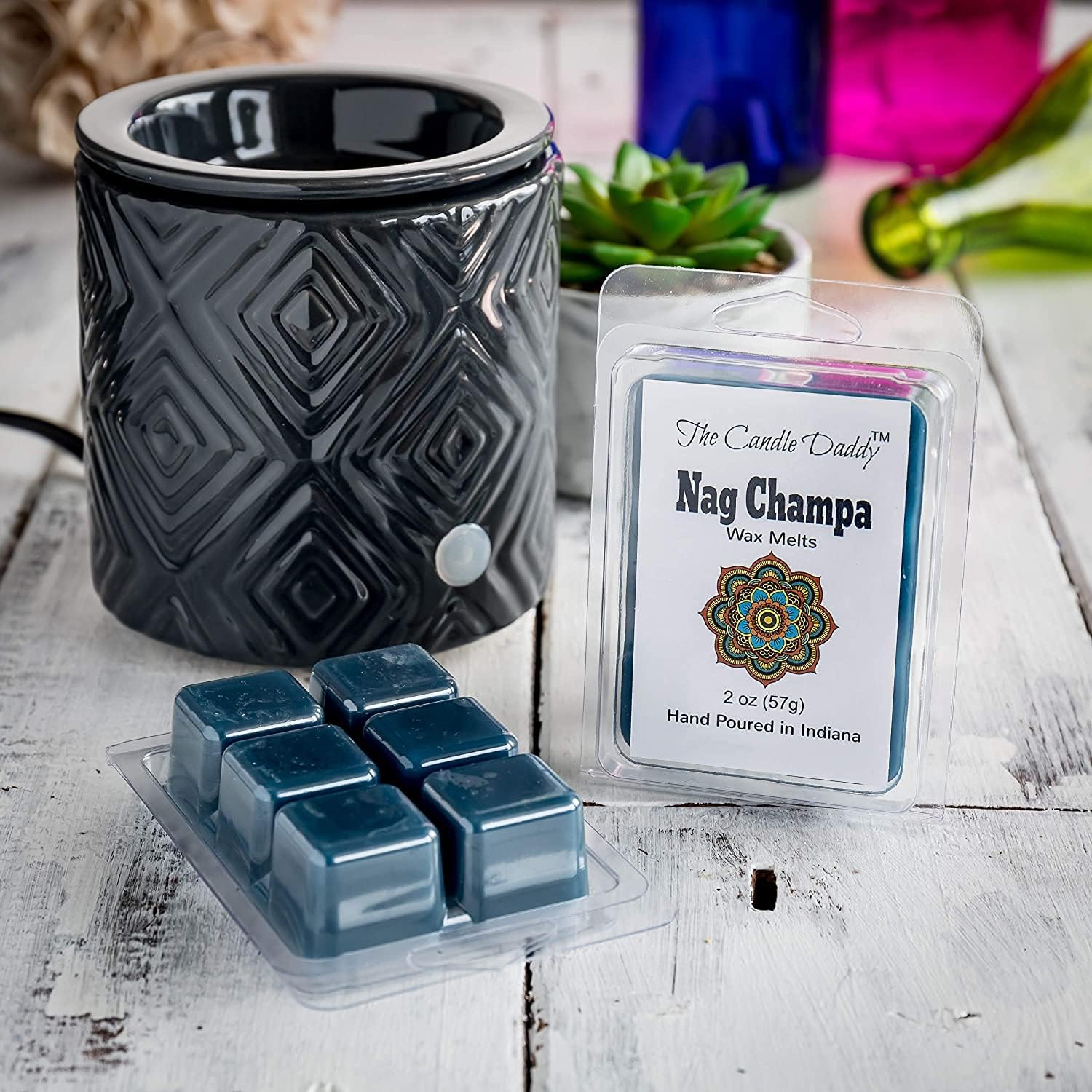 Nag Champa Wax Cubes 5 Packs 10 Ounces 30 Cubes