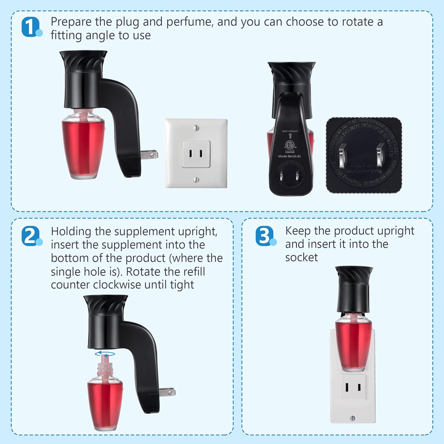 Hohean 1 Pack Wall Fragrance Plug In Compatible with Bath and Body Works