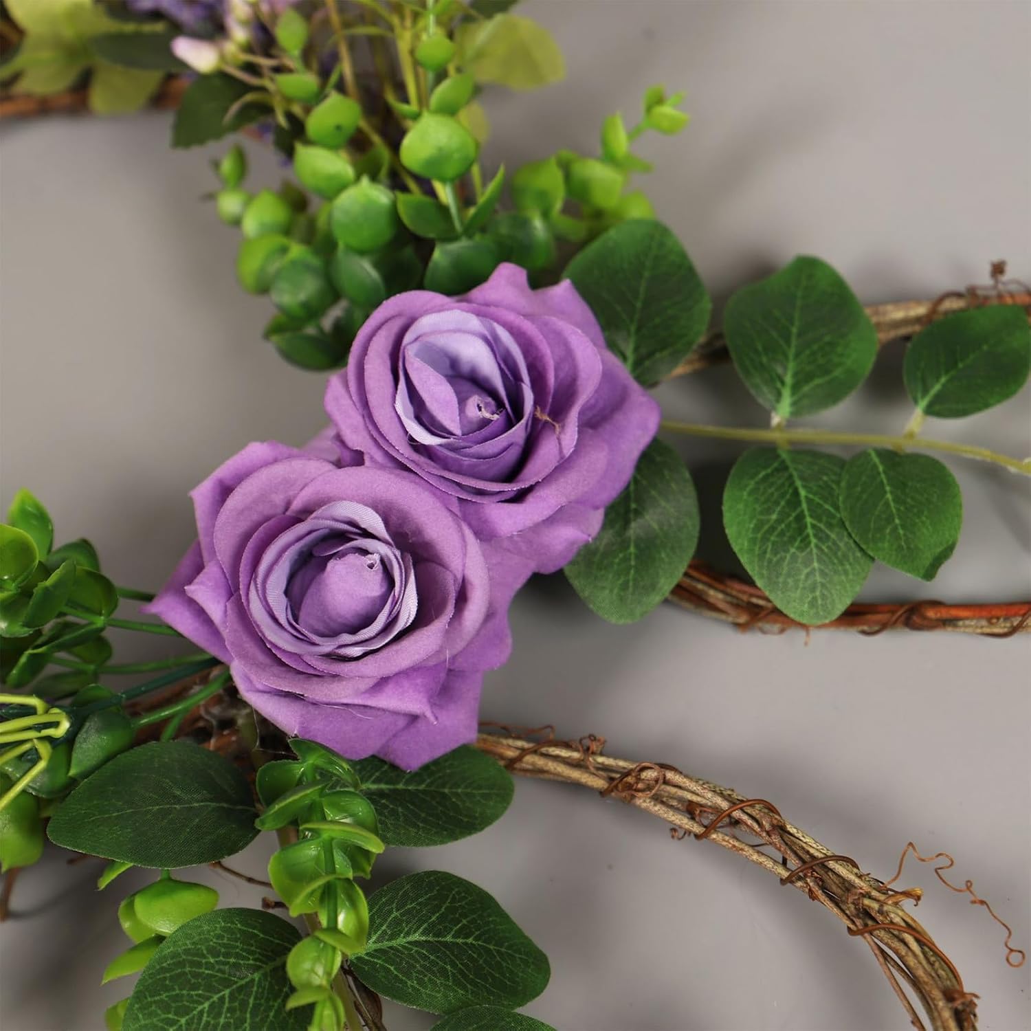 157inch Bunny Head Shaped Grapevine Wreath