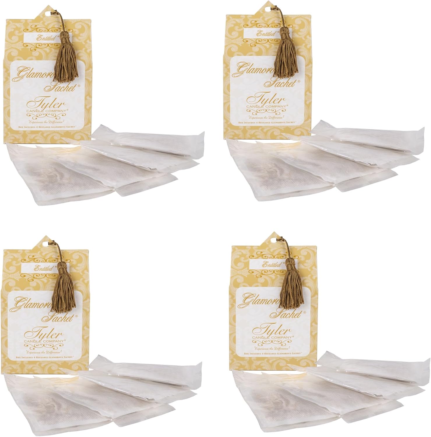 TYLER CANDLE 40211 Dryer Sachet Pack of 4