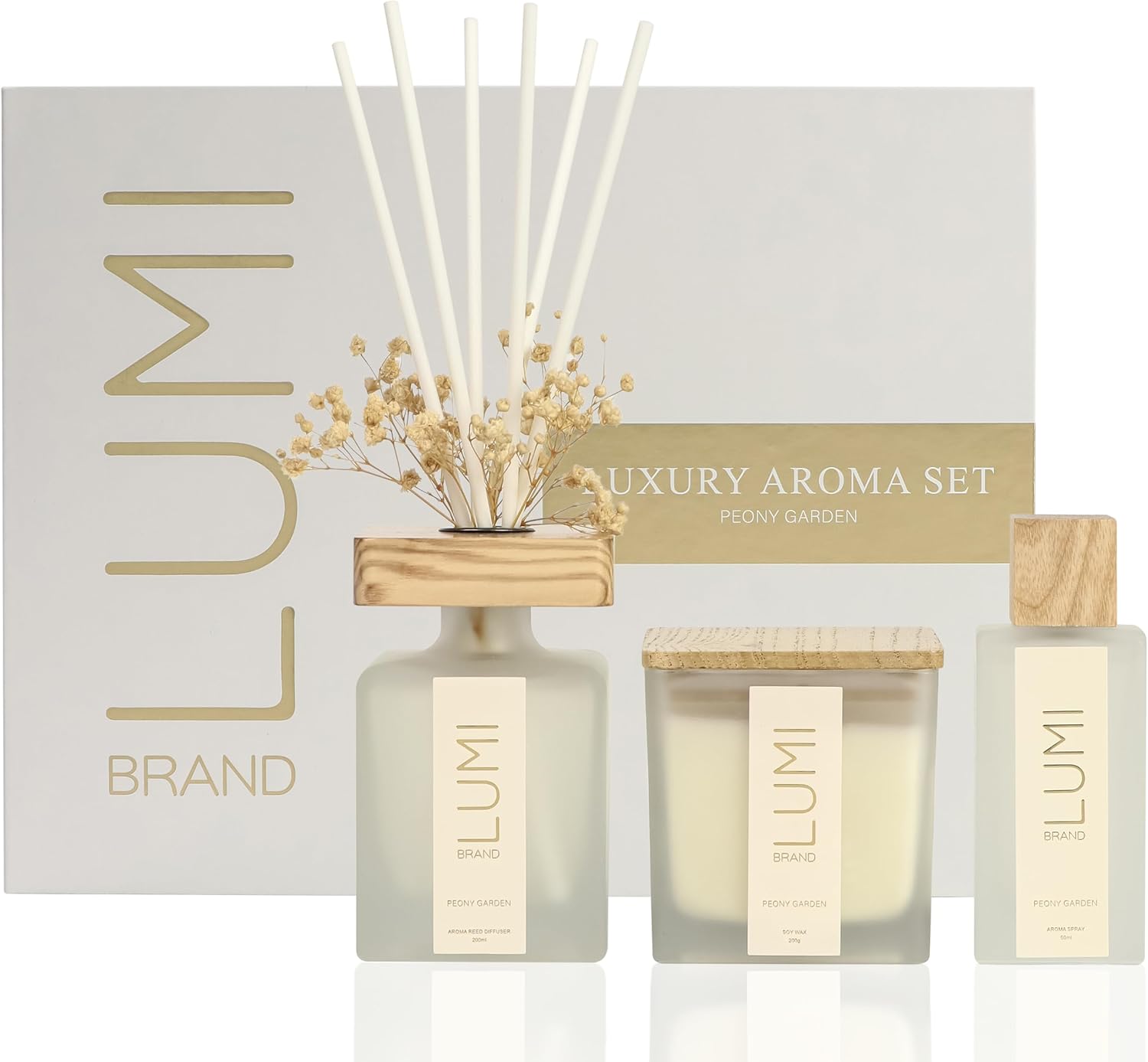 Lumi Brand Peony Garden Aroma Set