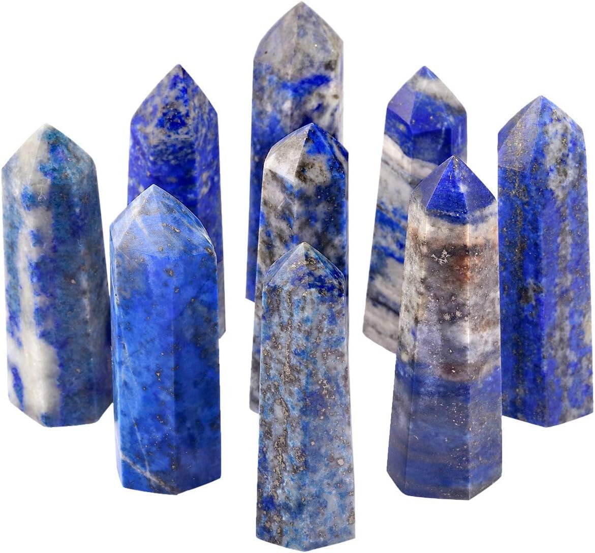 SUNYIK 7 Chakra Crystal Wishing Bottle Set and Healing Wand