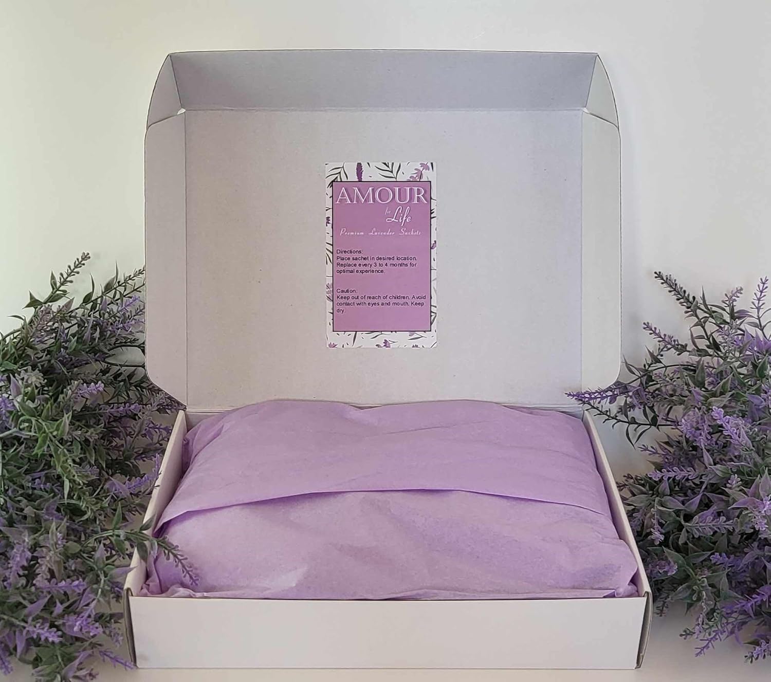 Generic Luxury Lavender Sachet Gift Box - 8 Scented Sachets