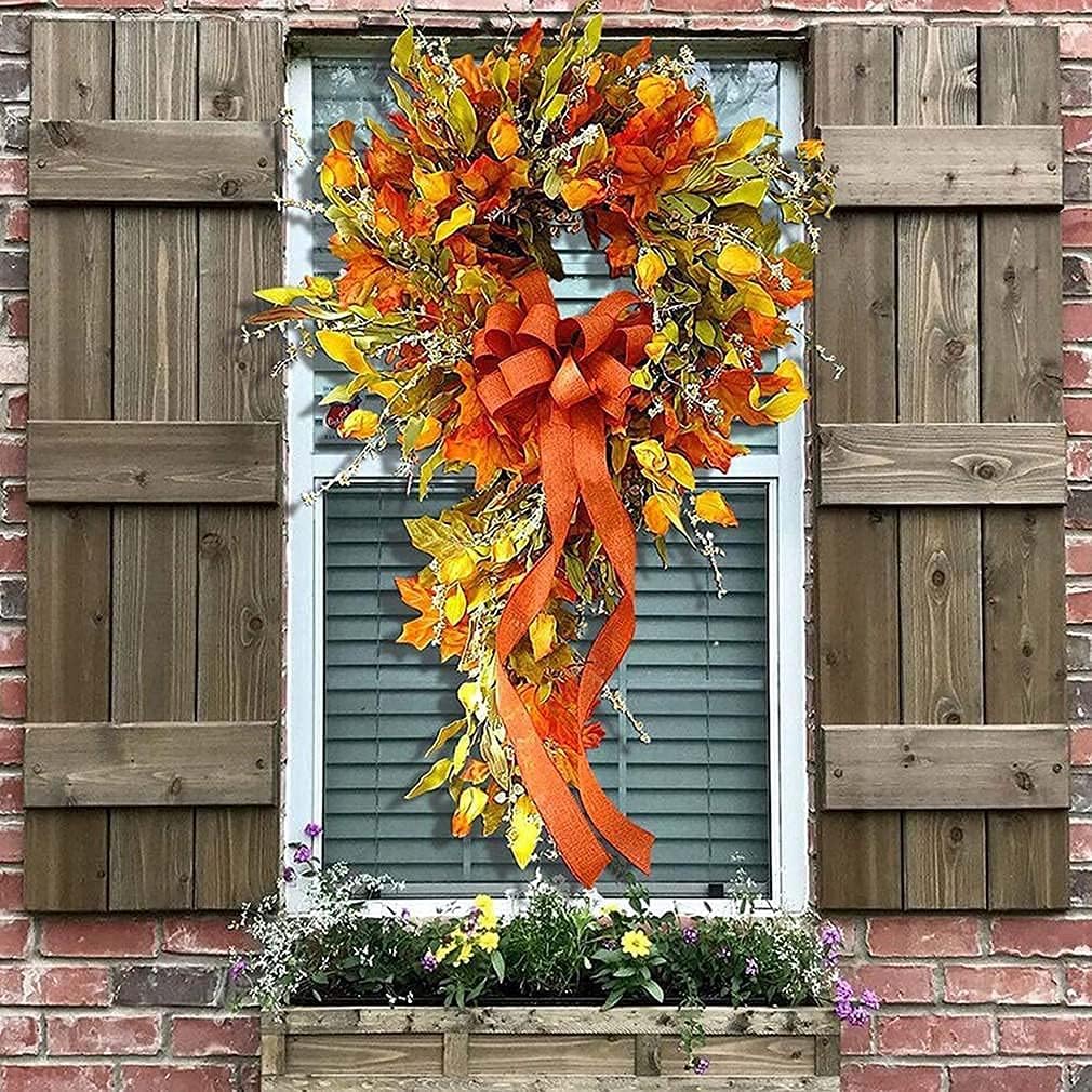 Handmade Eucalyptus Autumn Wreath for Front Door