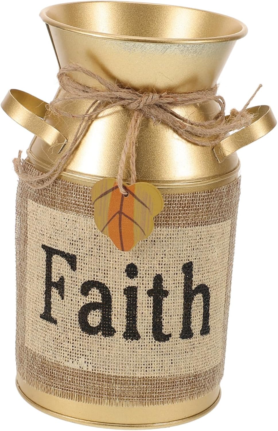 KESYOO Vintage Metal Flower Vase Rustic Decor