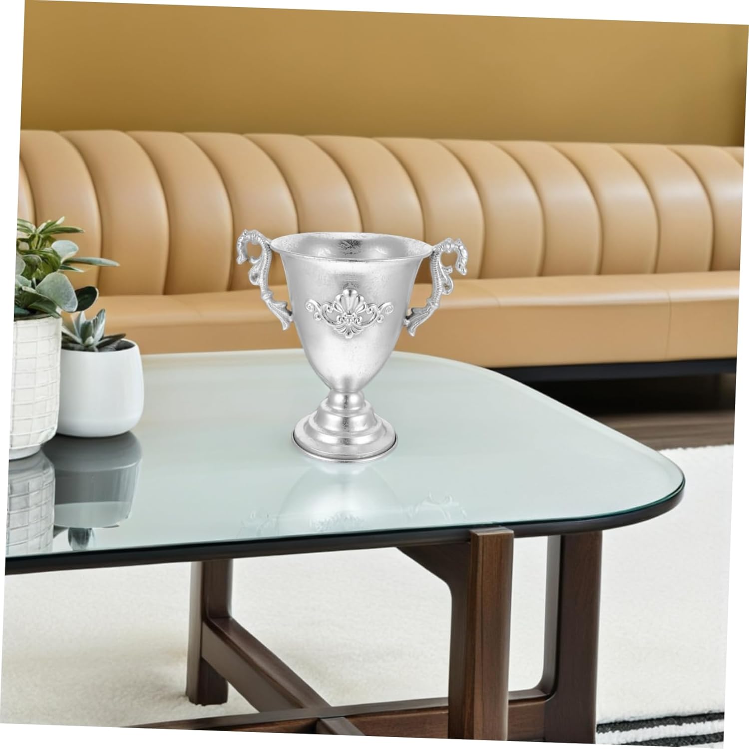 Rustic Iron Flower Vase Vintage Decorative Pot for Home