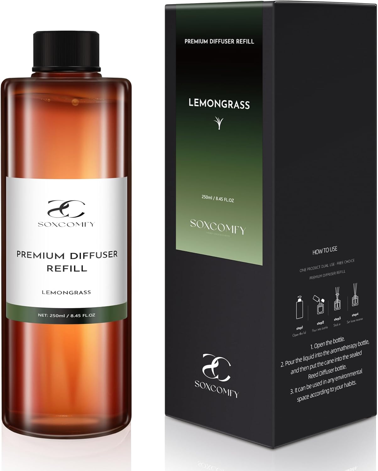 Lemongrass Diffuser Oil - 845 Floz Luxury Home Fragrance