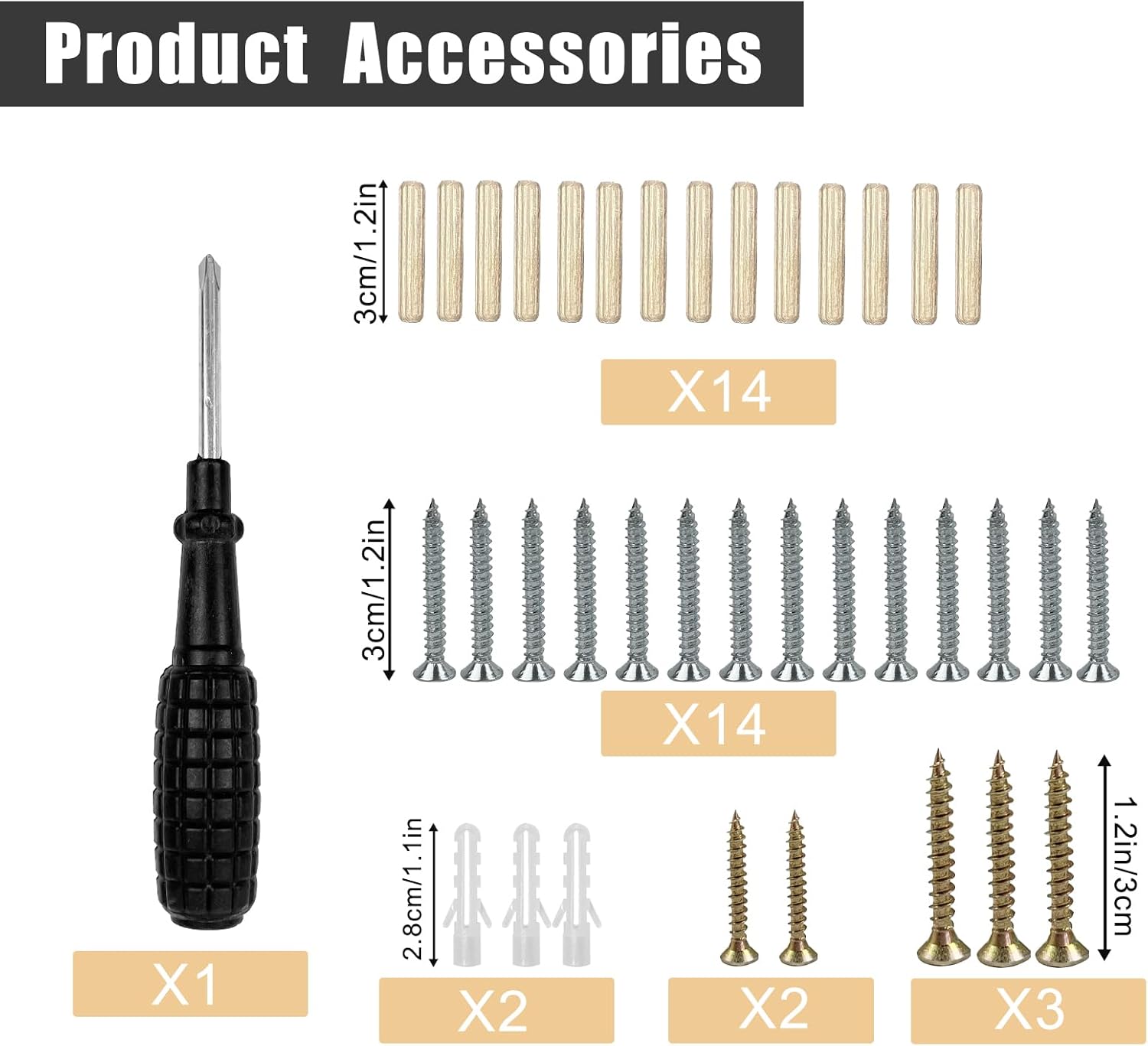 2 Pack 7 Tier Wall Shelf Unit - Floating Display Storage Shelves for Home Decor