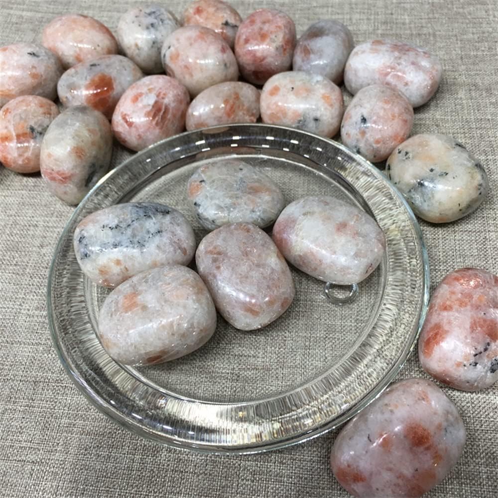 Meditation Natural Sunstone Tumbled Healing Stones for Indoor Fountain Decoration