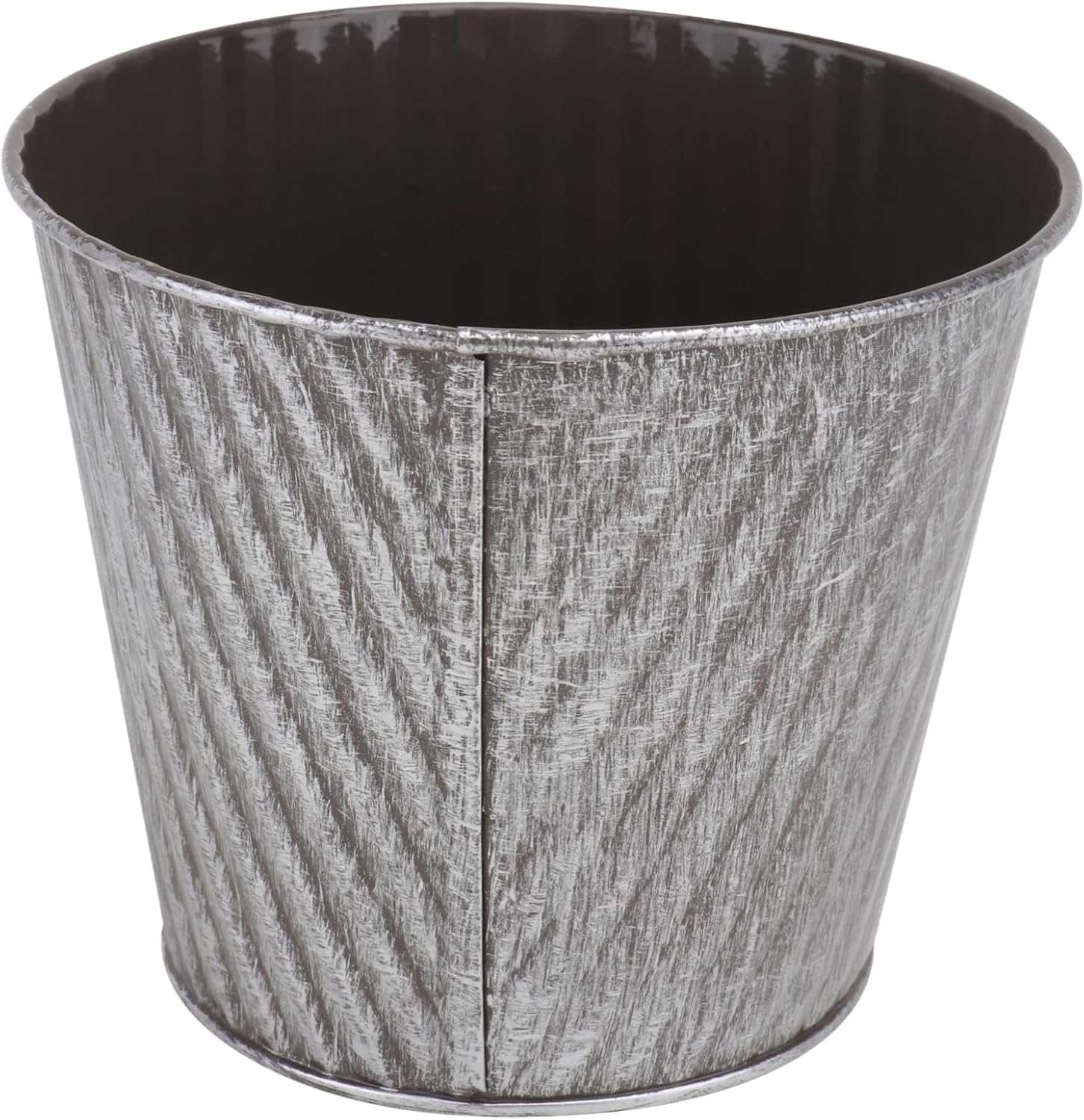 Happyyami Retro Iron Flower Bucket for Dried Flowers and Home Decor
