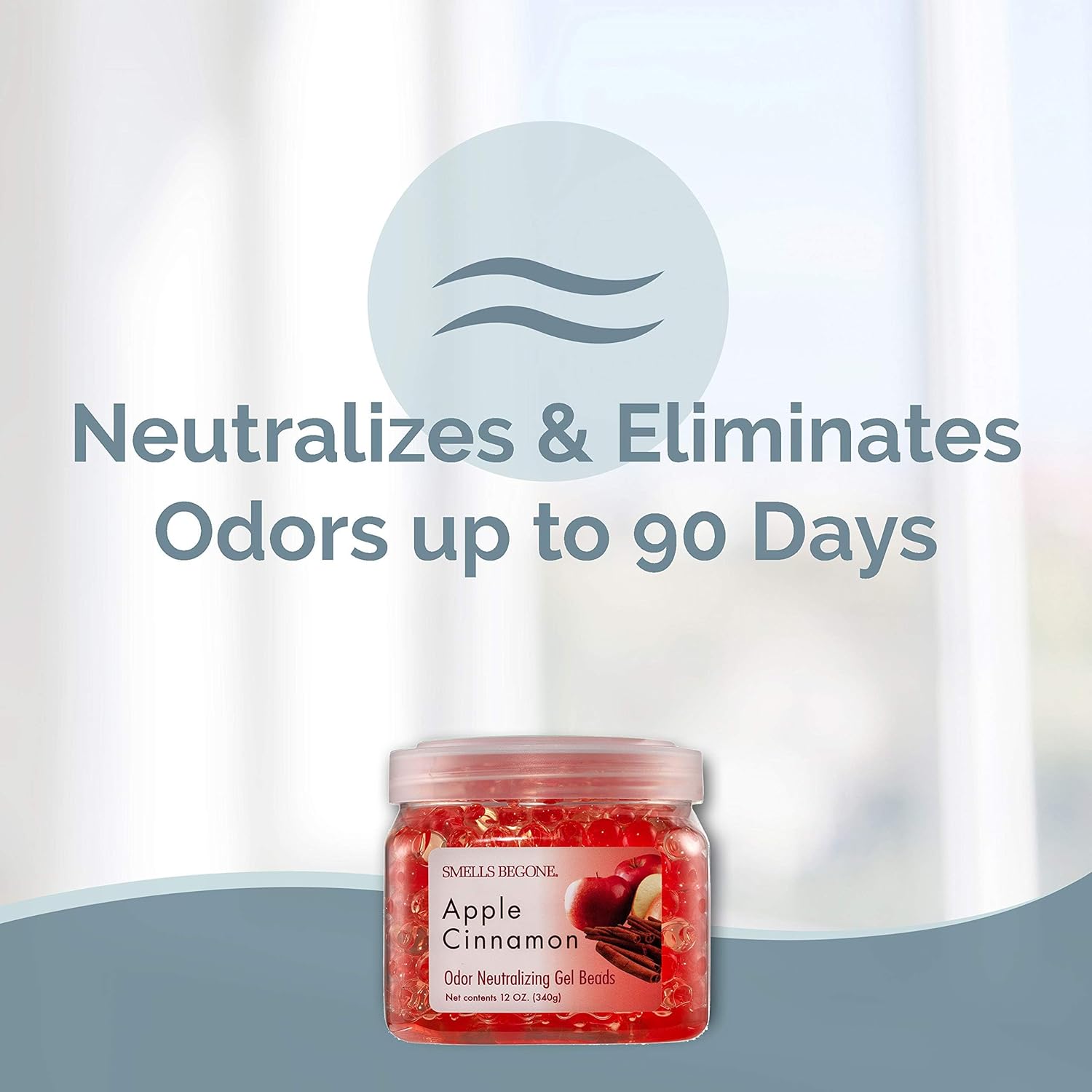 Smells Gone Odor Eliminator Gel Beads 12 oz Pack of 6