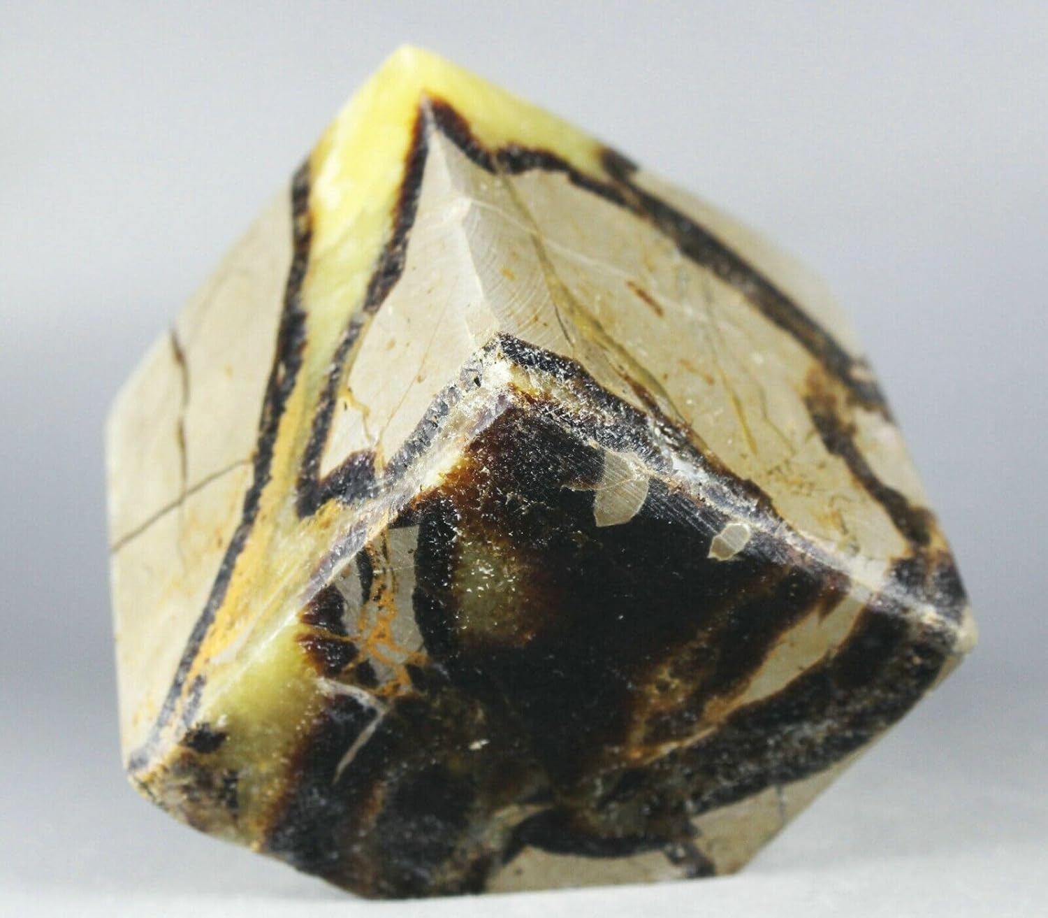 Polished Dragon Septarian Cube Reiki Stone 430G