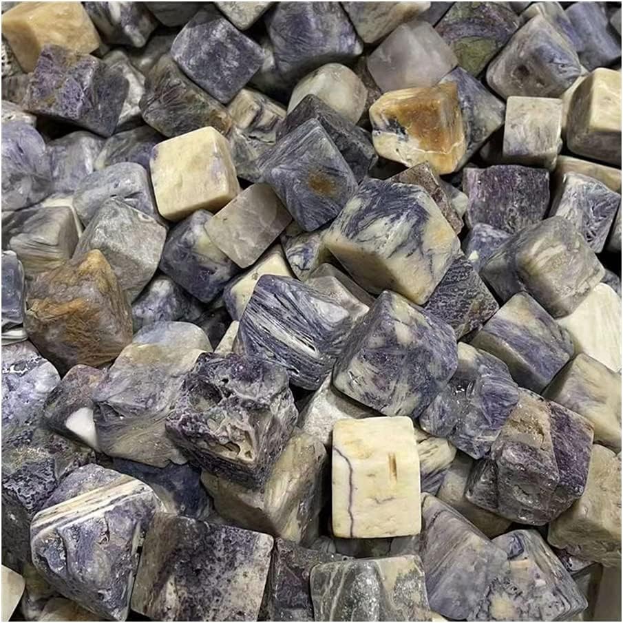 PEKMAR Violet Square Crystal Quartz Tumbled Stones 300g
