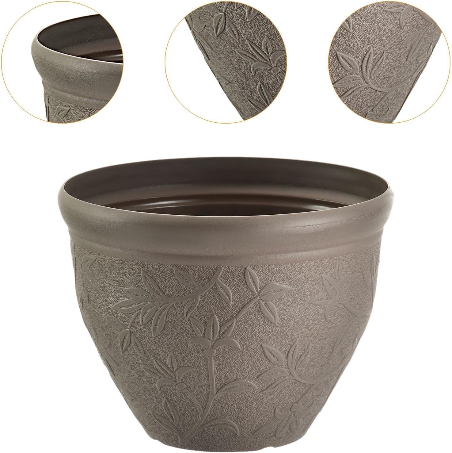 Tabletop Flower Pot Creative Dried Flower Decorative Vase for Home Office Balcony Garden