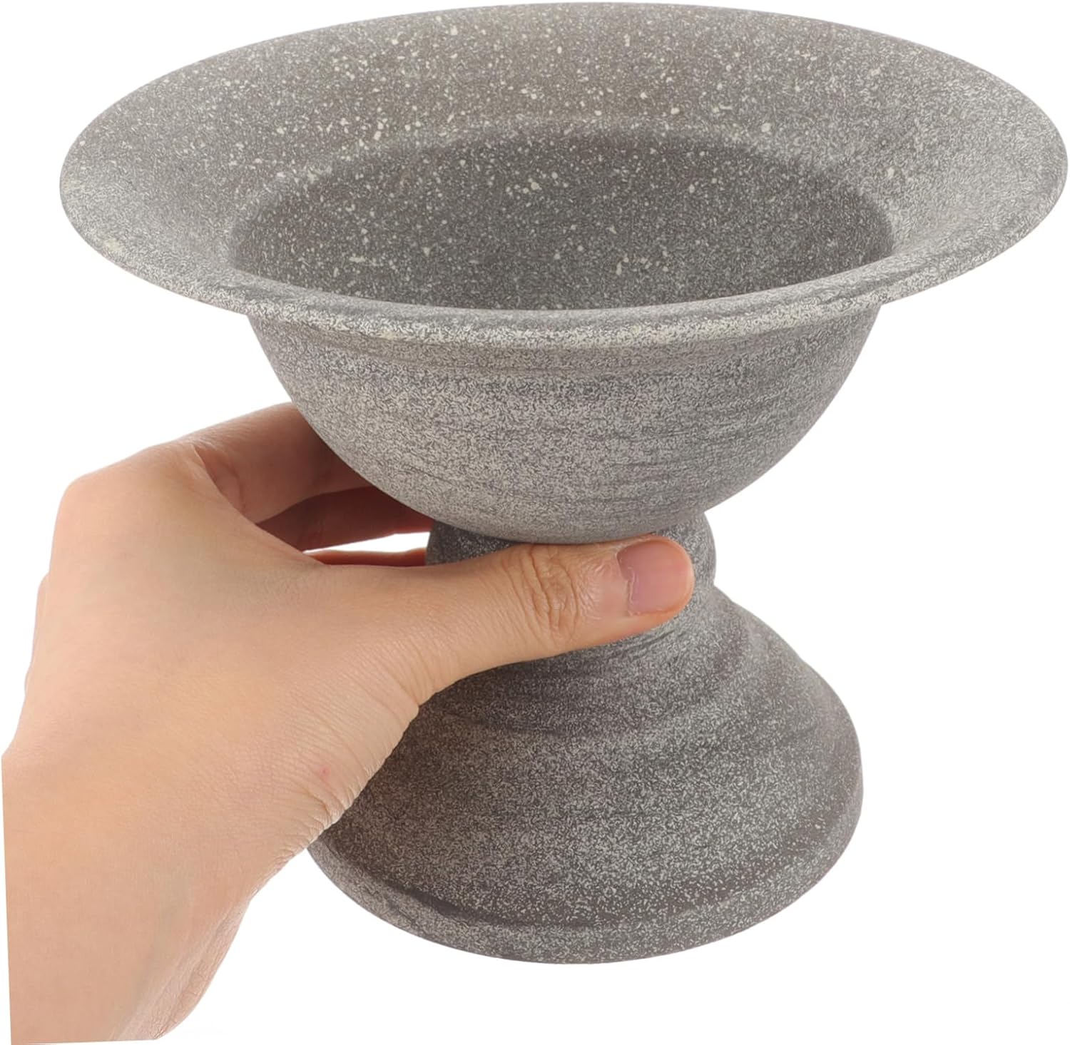 POPETPOP Vintage Metal Flower Vase for Home Decor