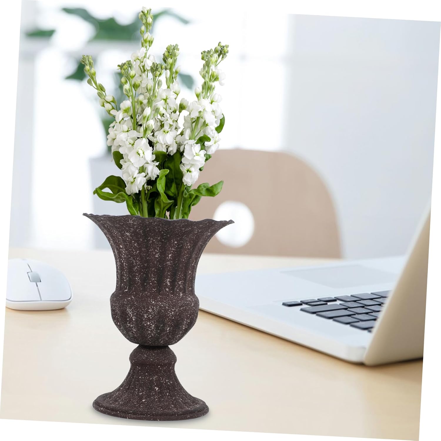 Creative Wrought Iron Flower Pot Vintage Dried Flower Vase for Unique Home Decor