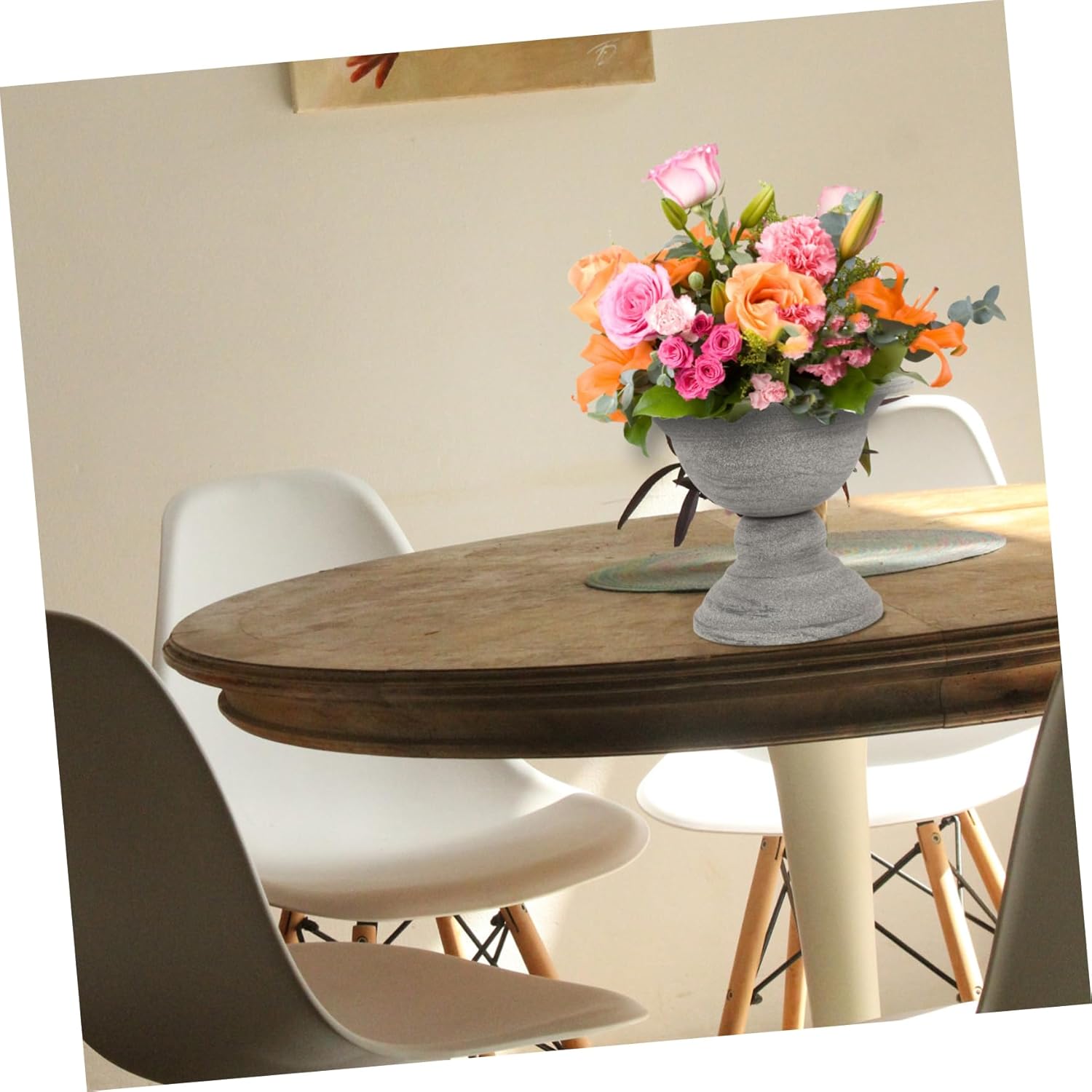 Vintage Style Dried Flower Storage Vase for Home Decor