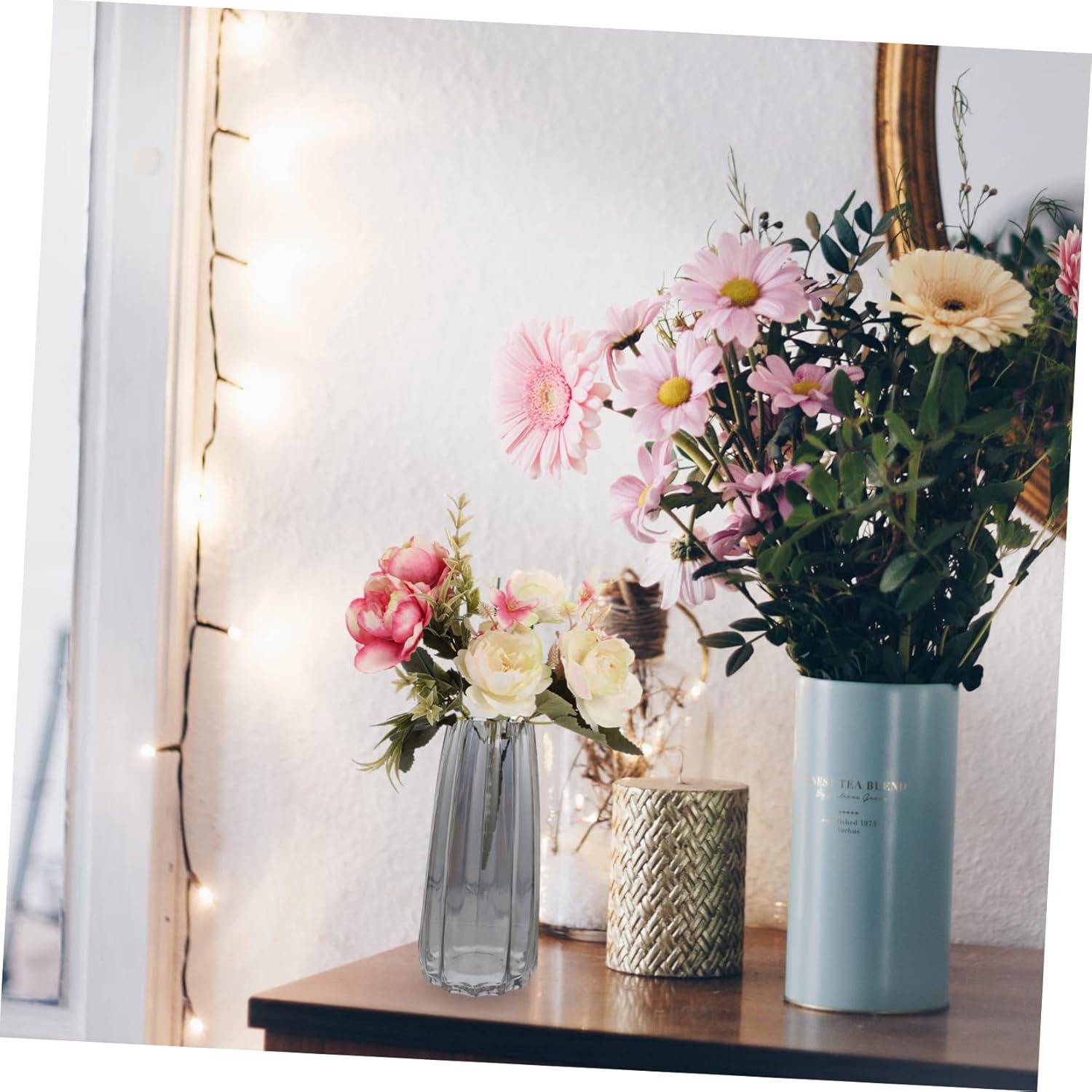Modern Glass Vase for Home and Office Decor