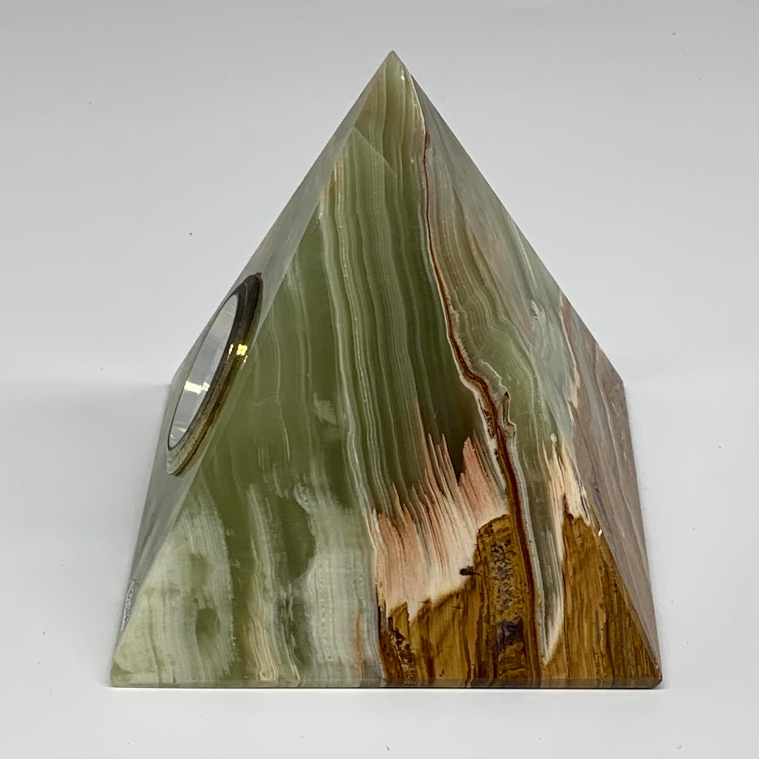 22 Lbs Large Polished Onyx Pyramid from Afghanistan