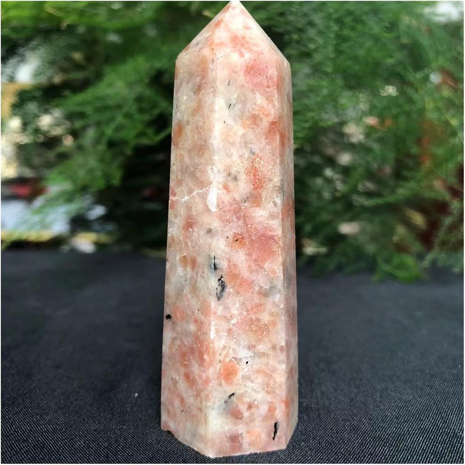 DOUKI Natural Crystal Sun Stone for Home Office Decoration