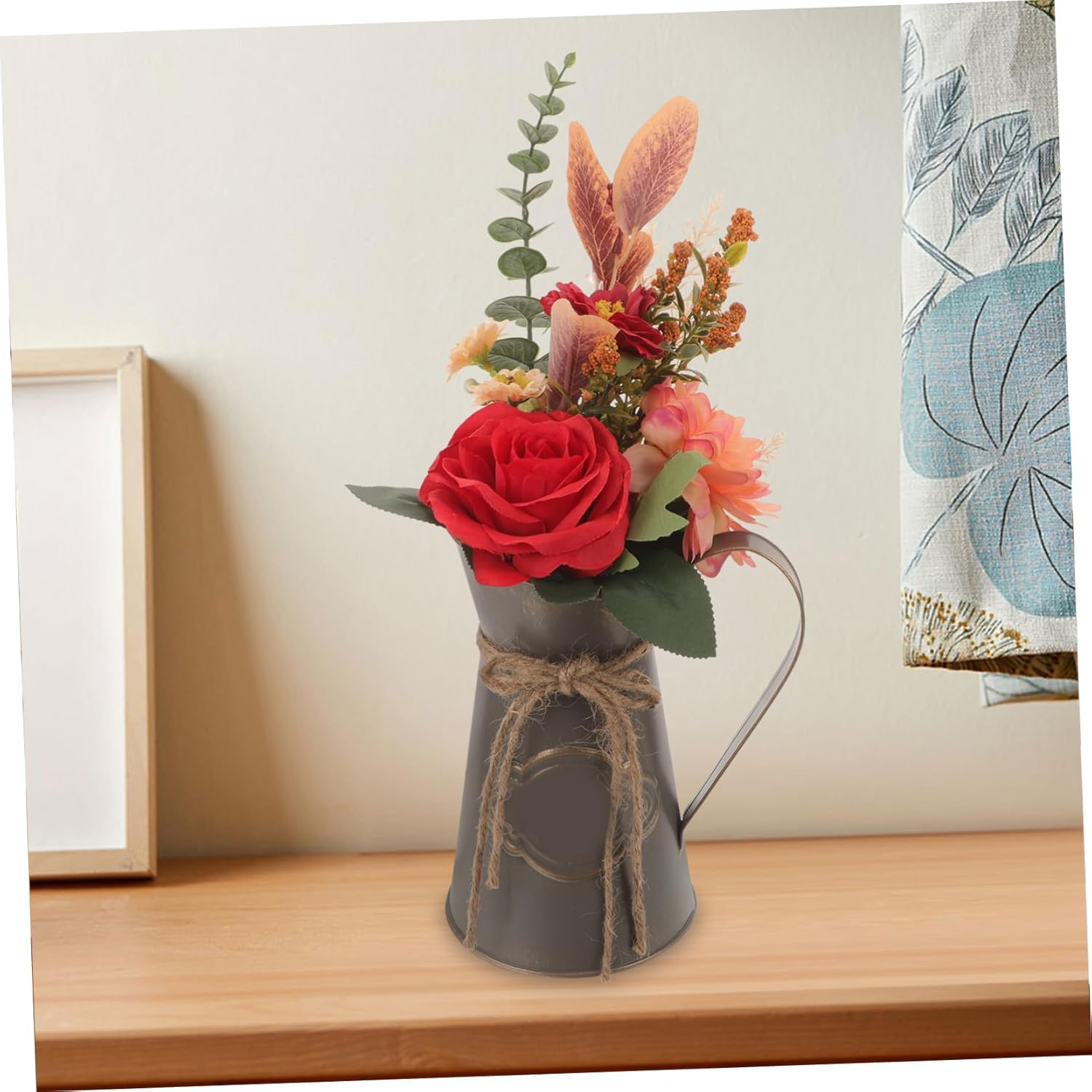 Vintage Floral Arrangement Pot for Home Decor