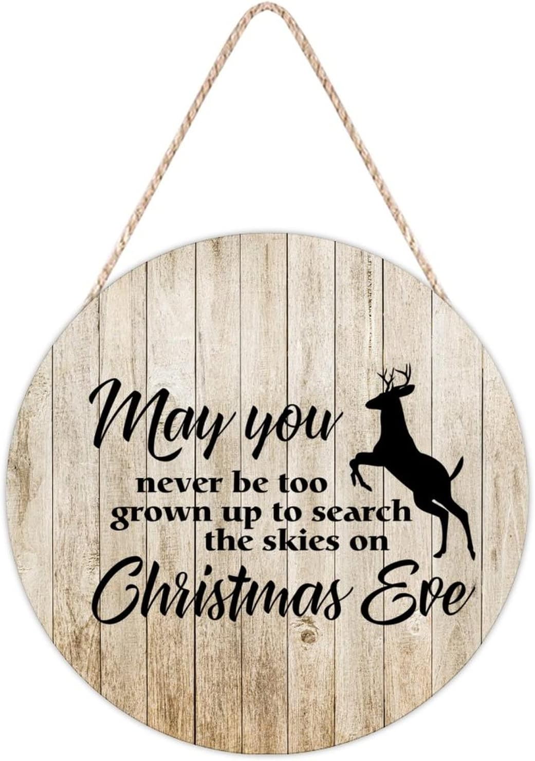 Farmhouse Front Door Hanger Funny Wood Sign 10x10