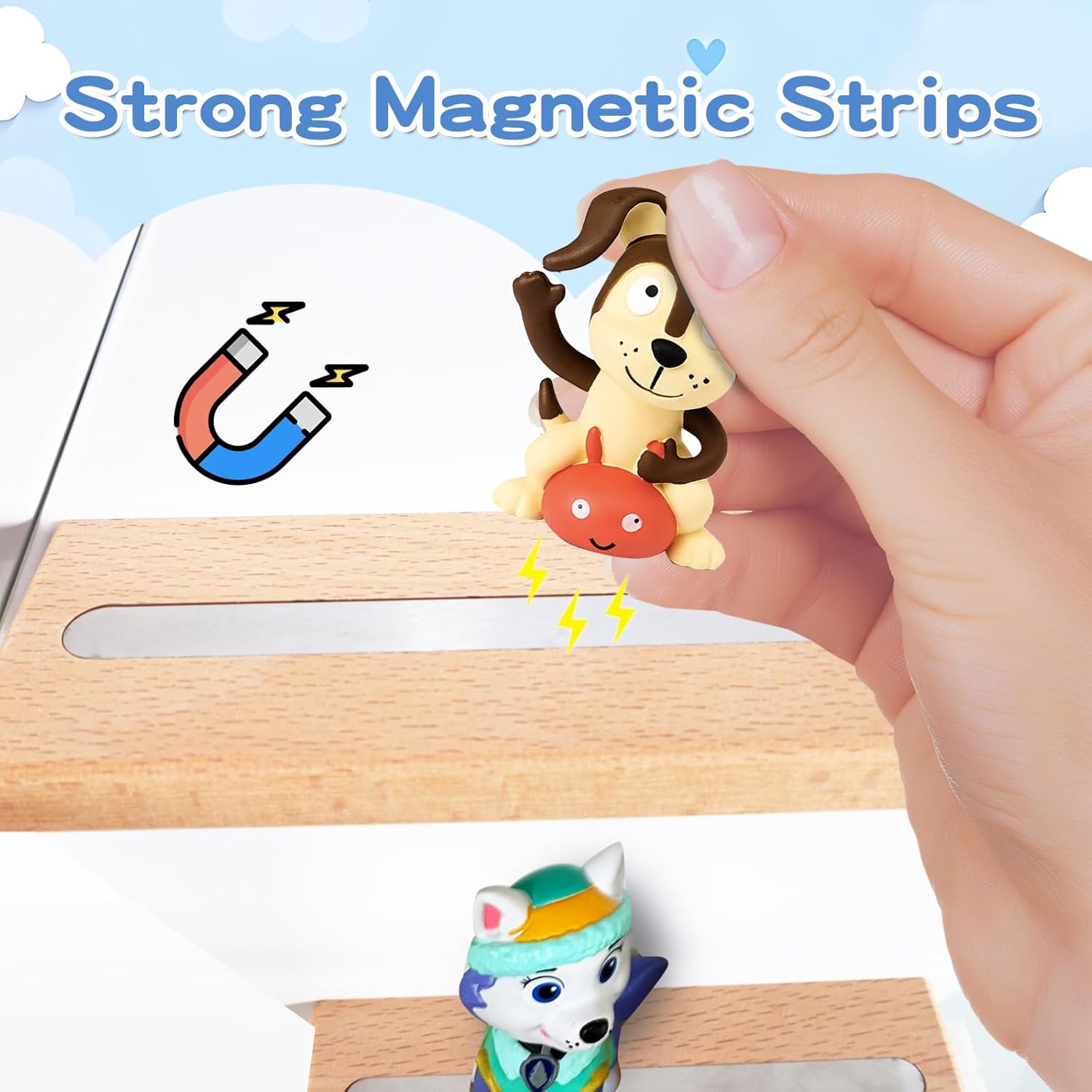 Givilio Tonie Shelf Magnetic Hexagon Display