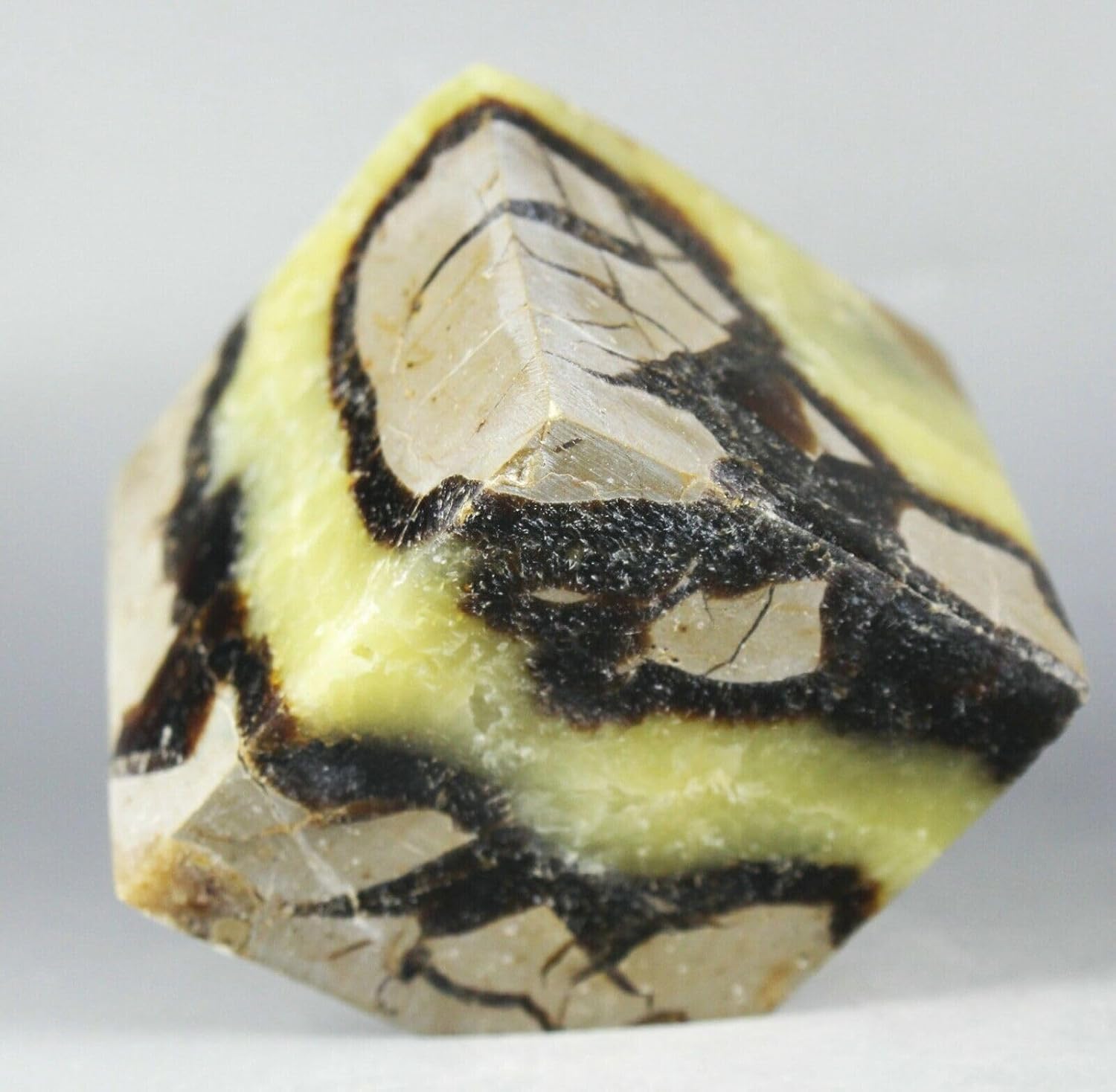 Polished Dragon Septarian Cube Display Reiki Stone 360G L9668