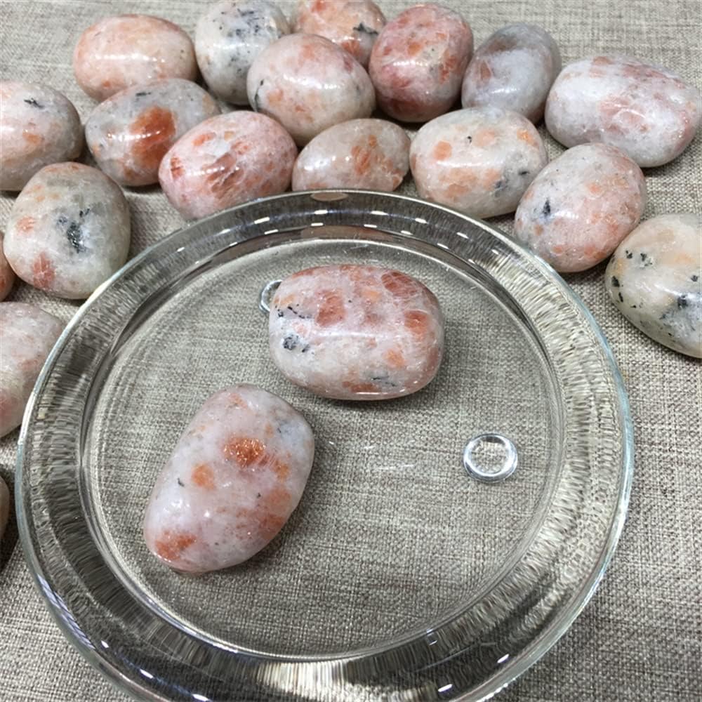Meditation Natural Sunstone Tumbled Healing Stones for Indoor Fountain Decoration