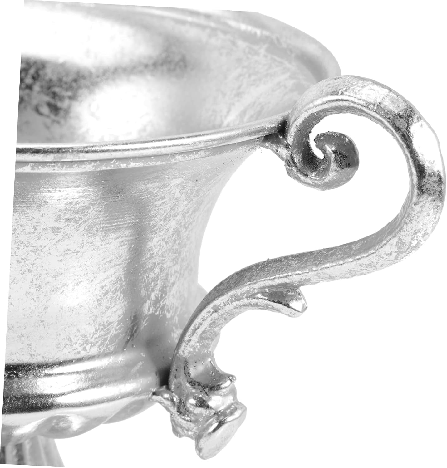 Mipcase Silver Flower Urn Vase for Home Decor