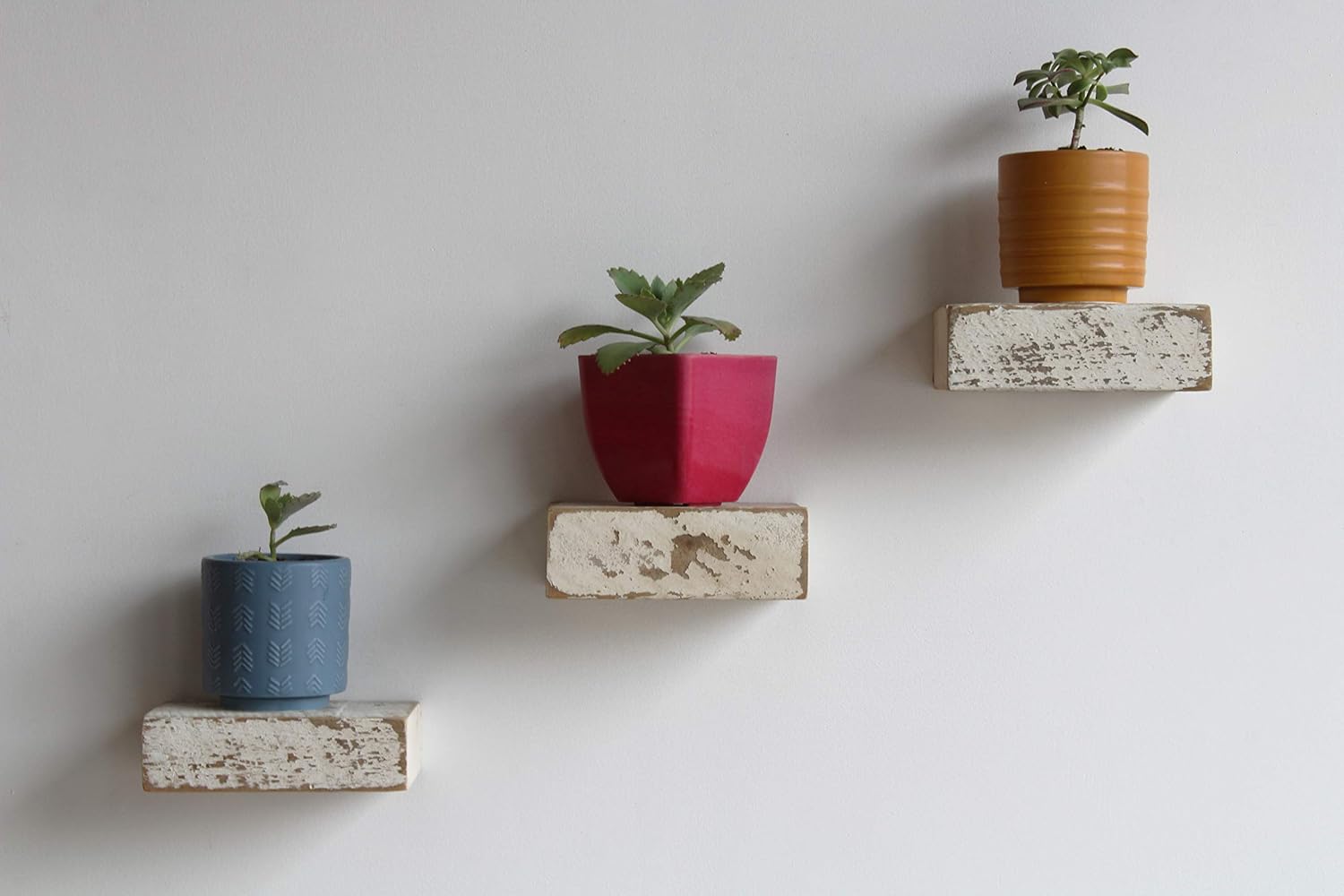 Urban Legacy Reclaimed Barn Wood Floating Shelves Set of 3