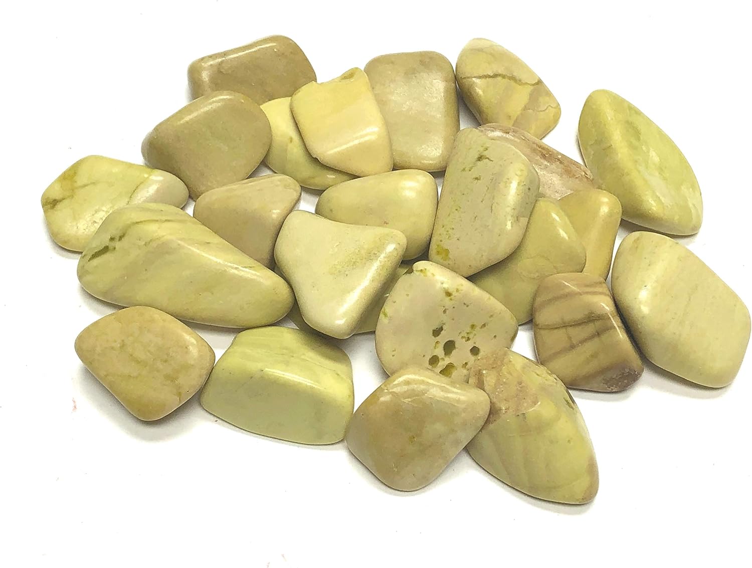Tumbled Serpentine Stones 3 Pounds