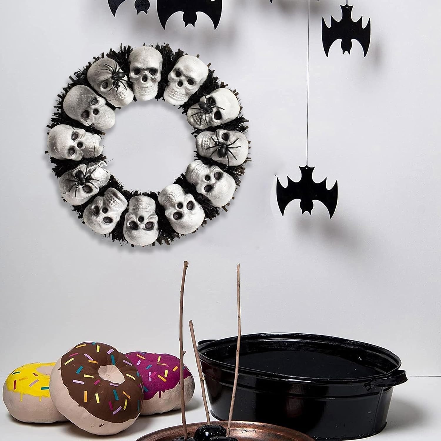 Halloween Wreath for Front Door Seasonal Decor