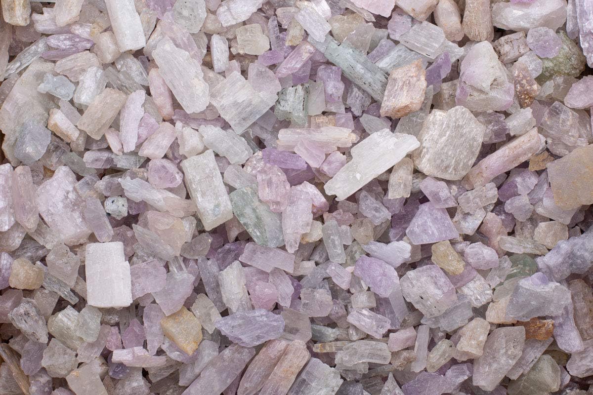 Fantasia Natural Kunzite Stones 5 lbs from Pakistan