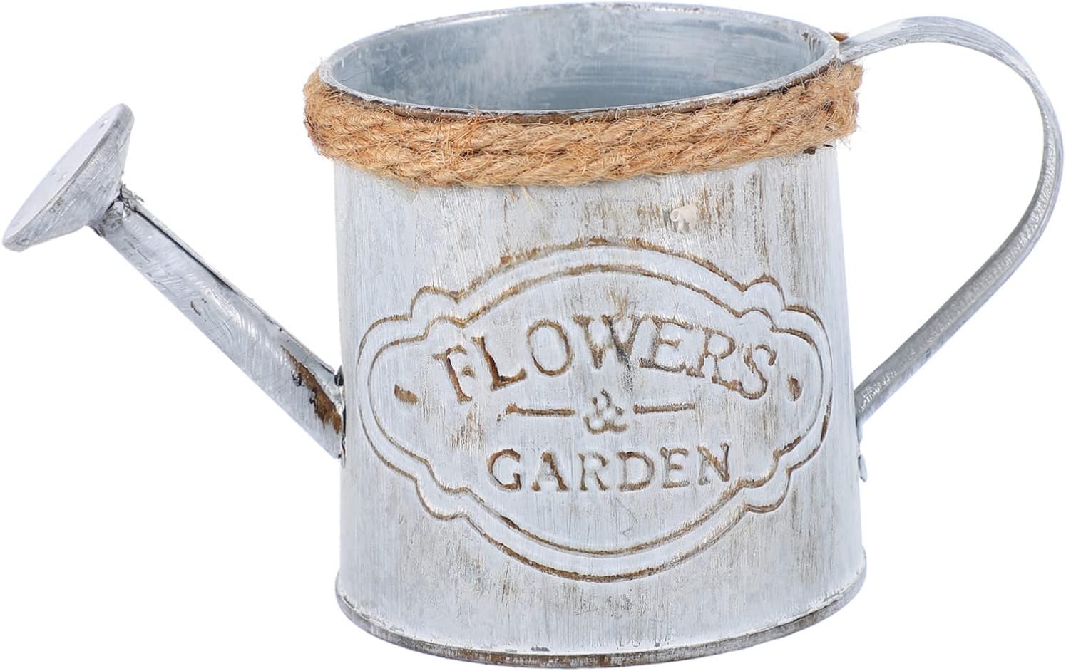 BESPORTBLE 2pcs Antique Iron Dried Flower Vase Vintage Decorative Bucket for Home