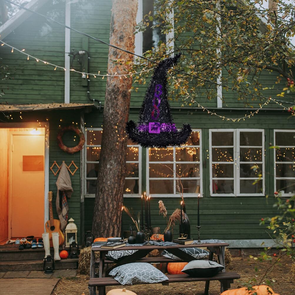 4Pcs Witch Hat Wire Wreath Frames - 10 Inch Metal Forms for DIY Crafts