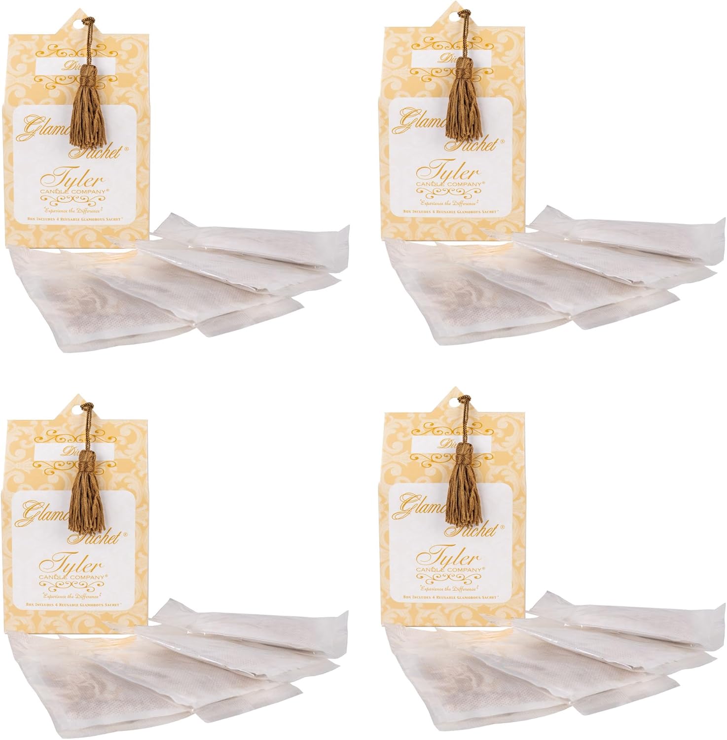 Tyler Candle 40111 Diva Dryer Sachet Pack of 4