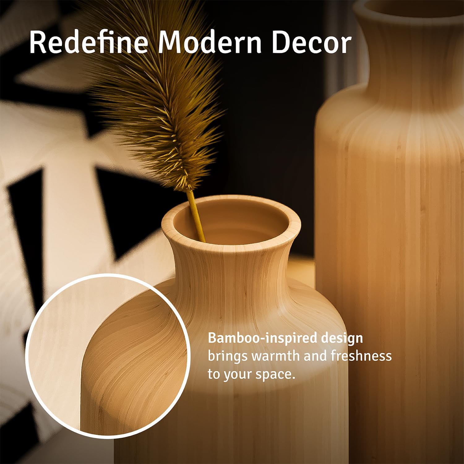 Creative Scents Harmony Vases Set of 3 - Home Decor