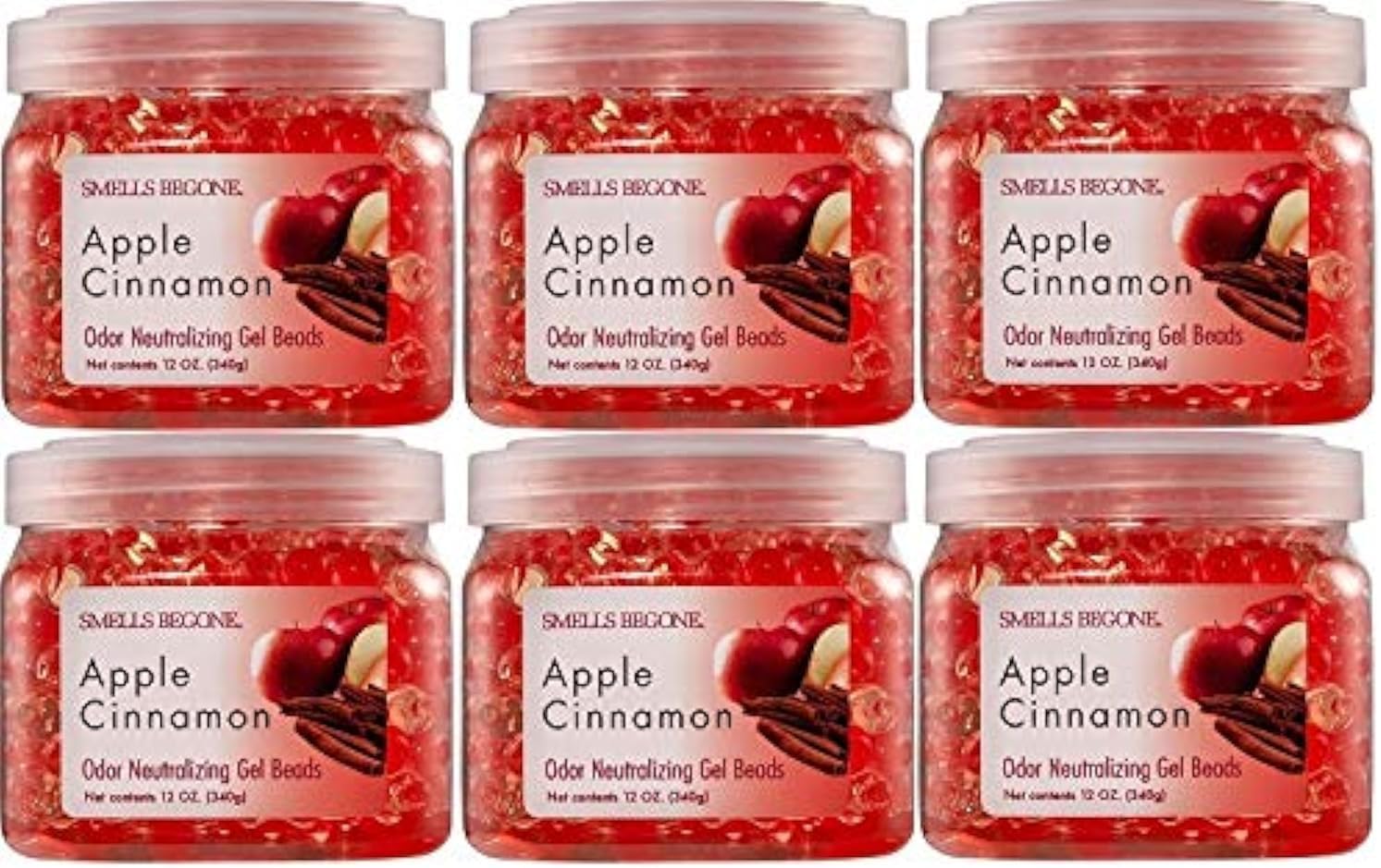 Smells Gone Odor Eliminator Gel Beads 12 oz Pack of 6