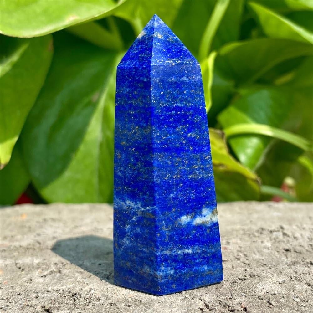 KatLin Lapis Lazuli Quartz Crystal Healing Wand Obelisk