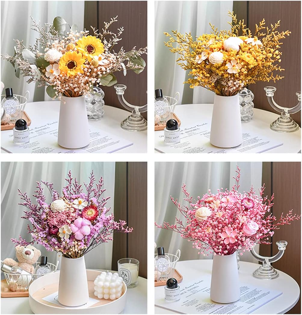 White Ceramic Vase Minimalist Design 71IN