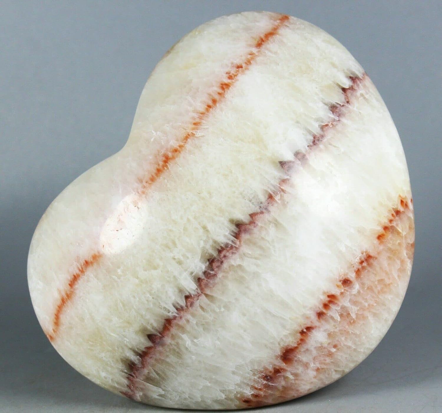 Natural Pork Stone Polishing Heart Shape Healing