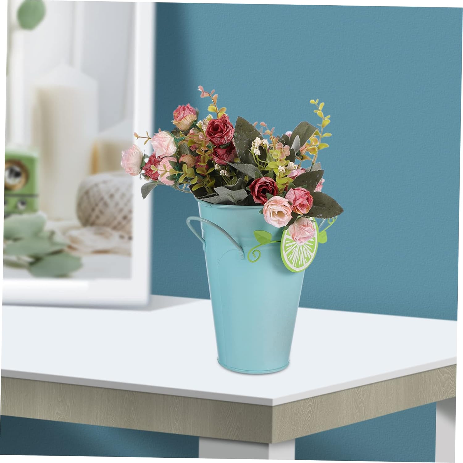 Iron Flower Arrangement Holder Decorative Vase Multi-Functional Home Decor 1