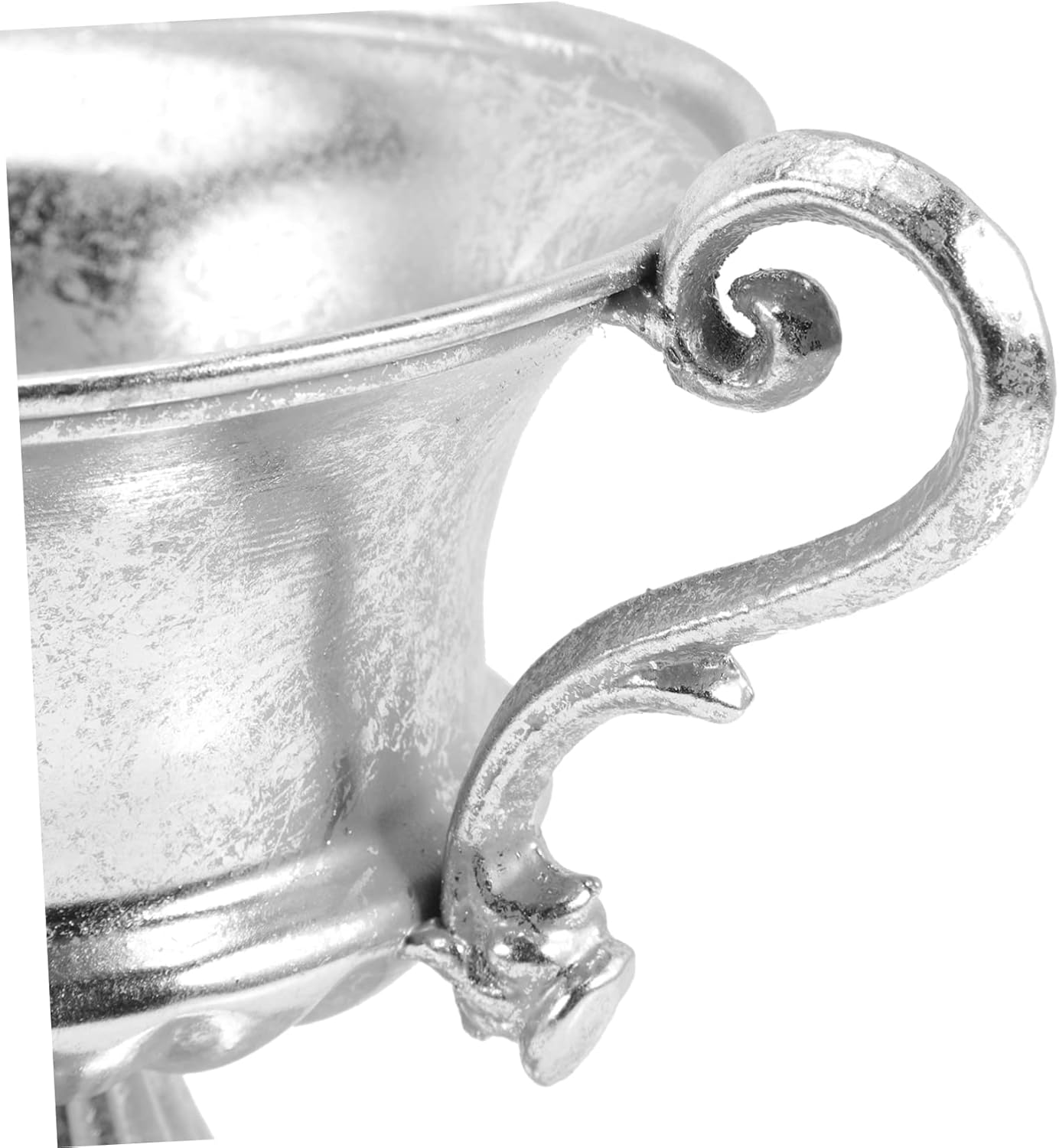 Unique Surface Silver Vase Decor for Plant and Flowers