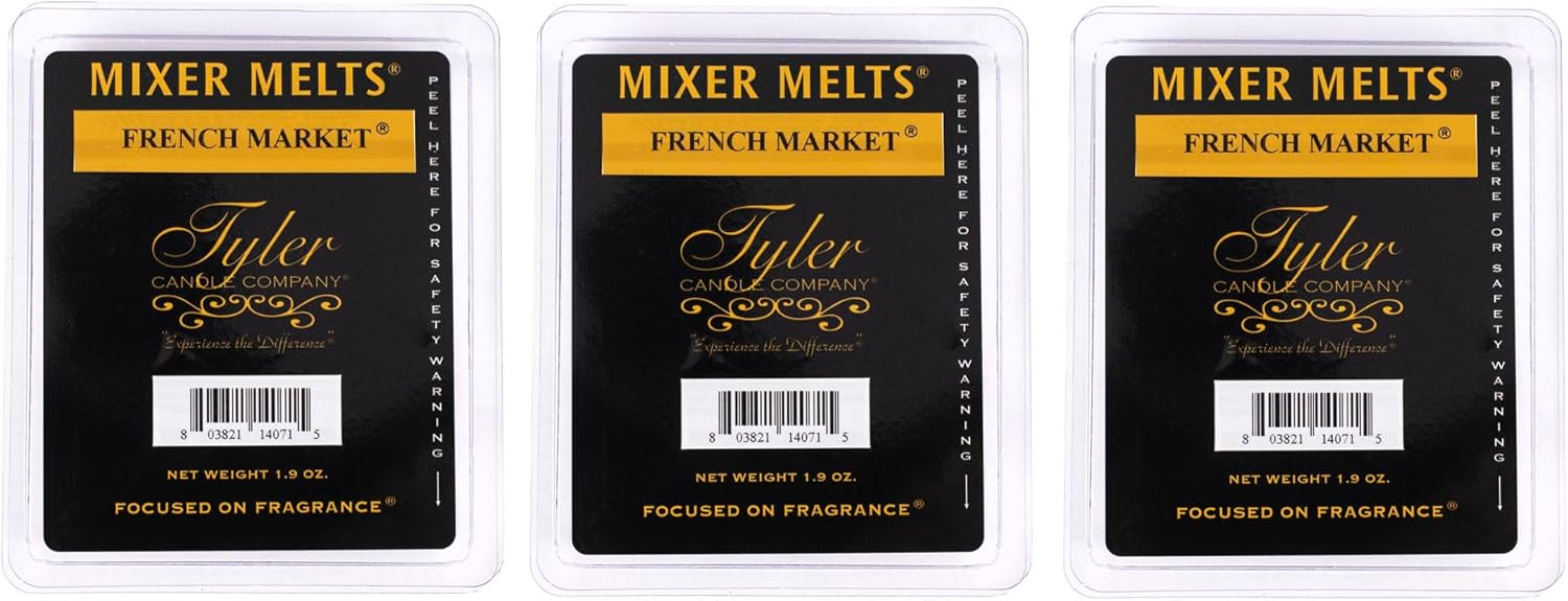 French Market Mixer Melts by Tyler Candle Set of 3