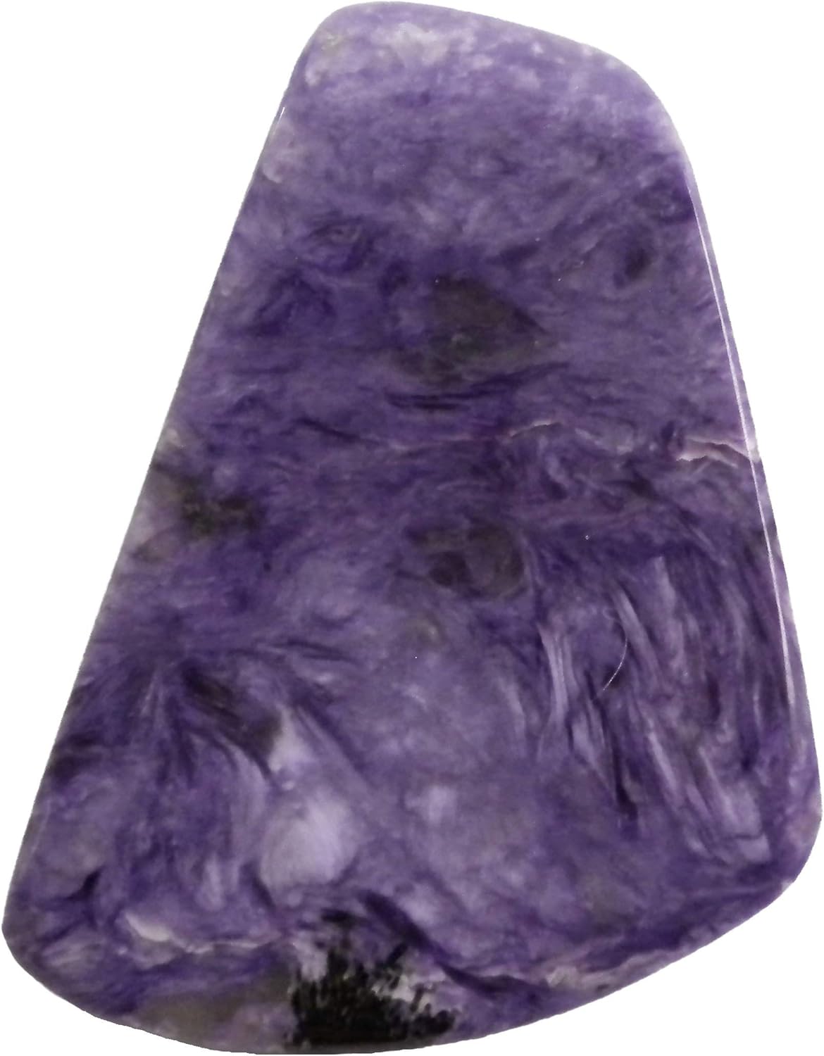 Charoite Polished Stone - 55 Grams 175 x 225 Inches