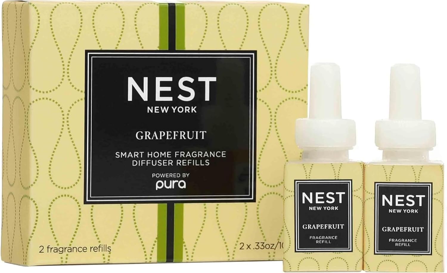 NEST New York Smart Fragrance Diffuser Refill - Grapefruit Set of 2