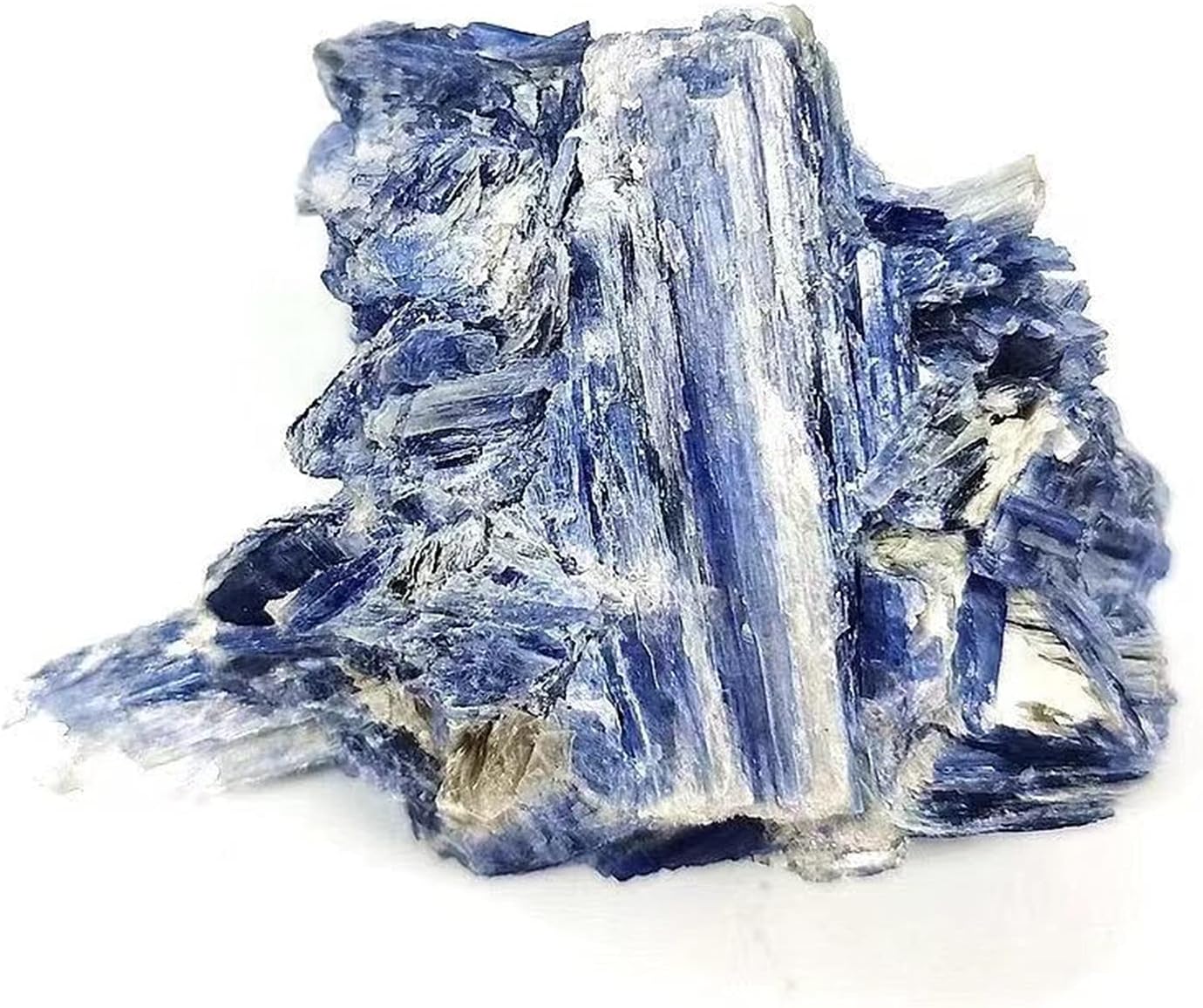 FIDEMM Natural Cyanite Quartz Crystal Cluster Rough Stone for Decoration