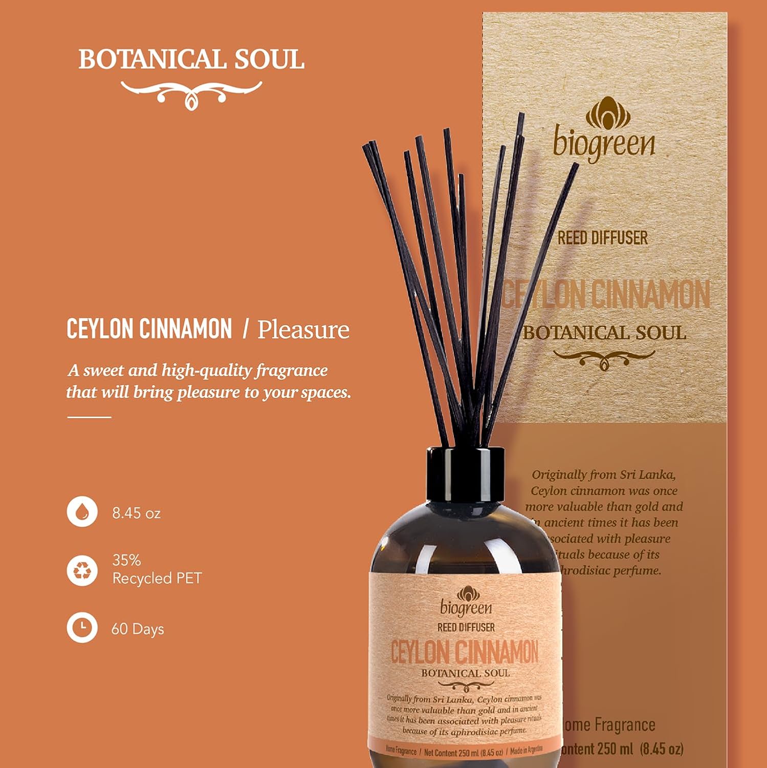 Ceylon Cinnamon Reed Diffuser Set